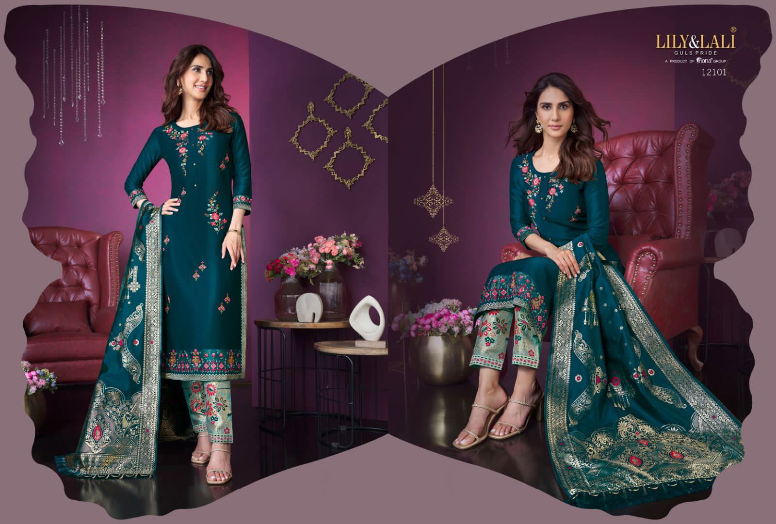 Meenakari Vol 3 By Lily Lali Readymade Suits Catalog